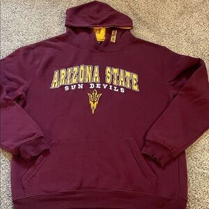 Arizona state university sun devils hoodie size medium